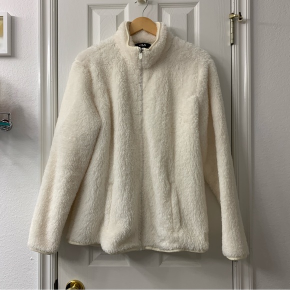 FILA Sport Sherpa Teddy Jacket - Picture 1 of 9